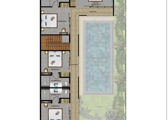 New 5Br Villa Beach At 200M Canggu *